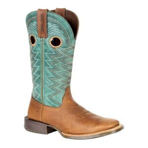 Durango Lady Rebel Pro Women's Wheat Teal Square Toe Boots DRD0376 Size 10 M